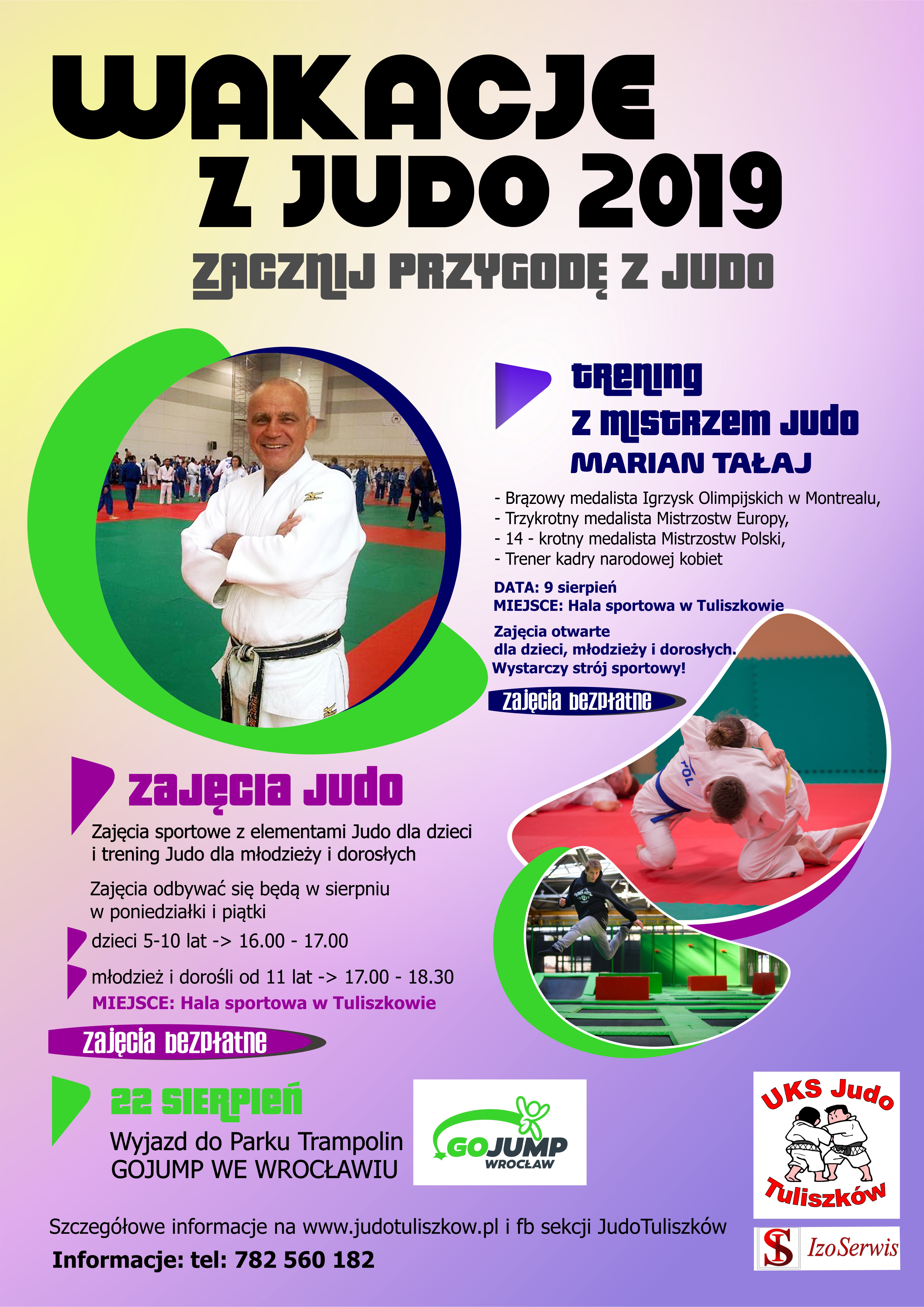 judo wakacje gaj 2019